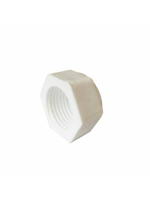 Заглушка резьбовая 1/2'' вн VRT® БЕЛЫЙ (Россия)														