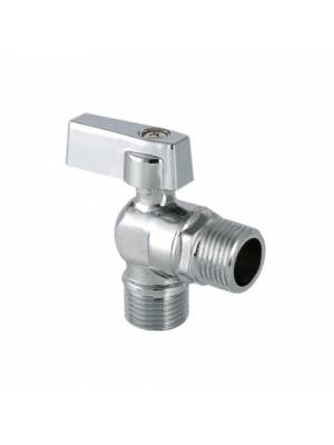 Кран угловой шаровой 1/2'' - 1/2'' нар/нар рукоятка сверху VRT
