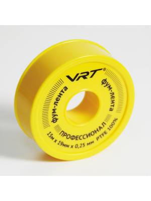 Лента фум VRT® для газа (19мм*0,25мм*15м)
