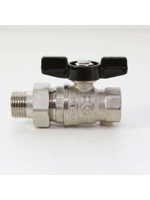 Кран шаровой со сгоном 1'' ручка бабочка VRT®