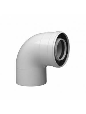 CONTI 60/100 Колено коаксиальное 90 гр