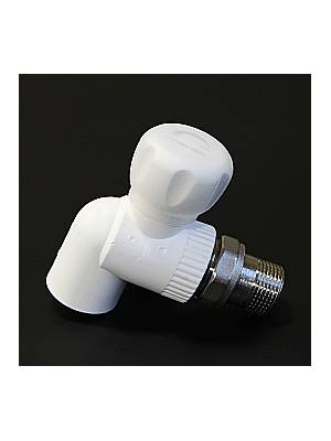 Кран американка шар 20-1/2"  угловой PRO AQUA БЕЛЫЙ