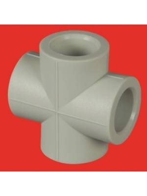 Крестовина 20 FV-Plast (Чехия) СЕРЫЙ