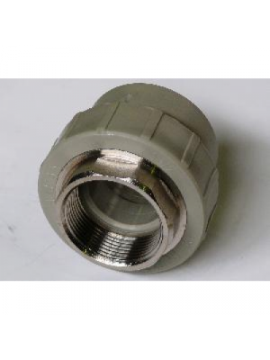 Муфта комб. гайка 63х2" под ключ FV-Plast (Чехия) СЕРЫЙ