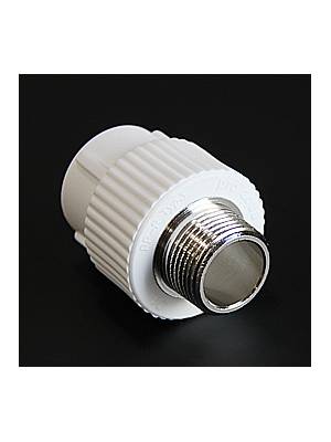 Муфта комб. штуцер 25х1/2" PRO AQUA БЕЛЫЙ
