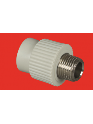 Муфта комб. штуцер 40х1 1/4" FV-Plast (Чехия) СЕРЫЙ