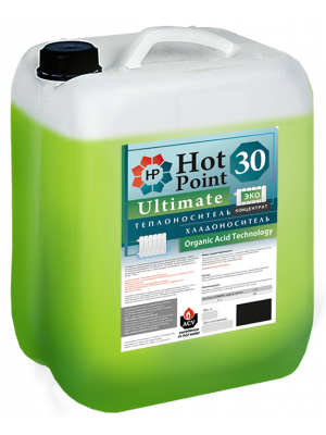 Теплоноситель пропиленгликолевый Ultimate ECO -30° (10 кг.) HOTPOINT