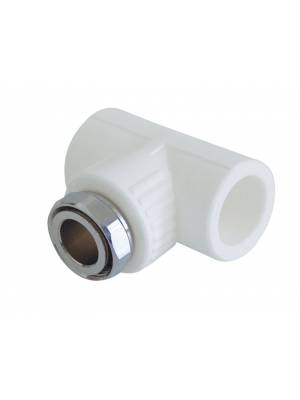 Тройник с накидной гайкой 25х3/4х25 PRO AQUA