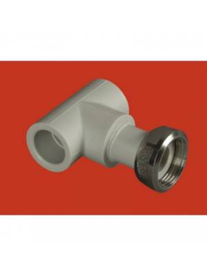 Тройник с накидной гайкой 32х3/4х32 FV-Plast (Чехия) СЕРЫЙ
