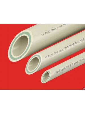 Труба 20 PN20 (арм. стекловолокно) FV-Plast (Чехия) СЕРЫЙ