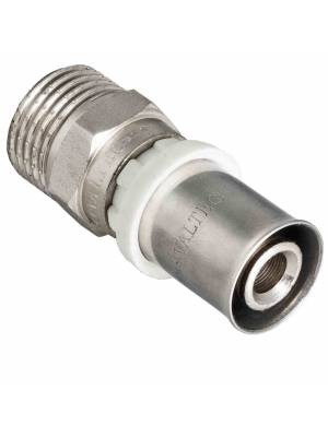 VALTEC Тройник пресс с переходом на нар.р. 20 х 1/2" х 20