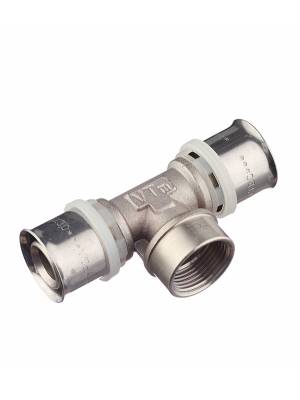VALTEC Тройник пресс с переходом на вн.р. 20 х 3/4" х 20