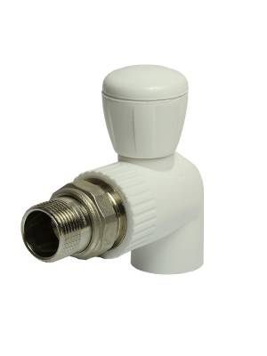 Кран американка шар 25-3/4'' угловой VRT® БЕЛЫЙ (Россия)