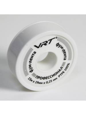 Лента фум VRT® для воды (19мм*0,25мм*15м)
